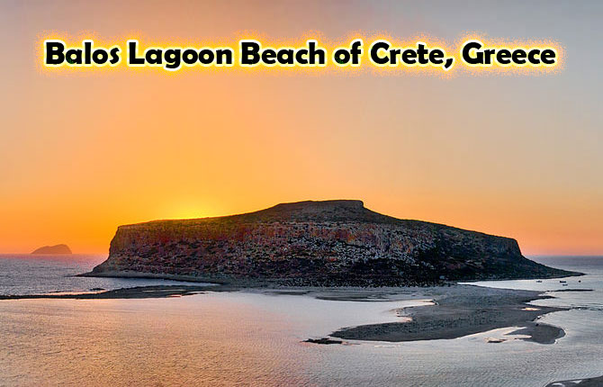 Balos Lagoon Beach of Crete