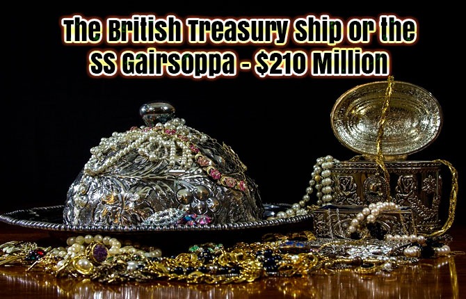 the british treasury ship or the ss gairsoppa 210 million