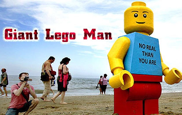 Giant Lego man