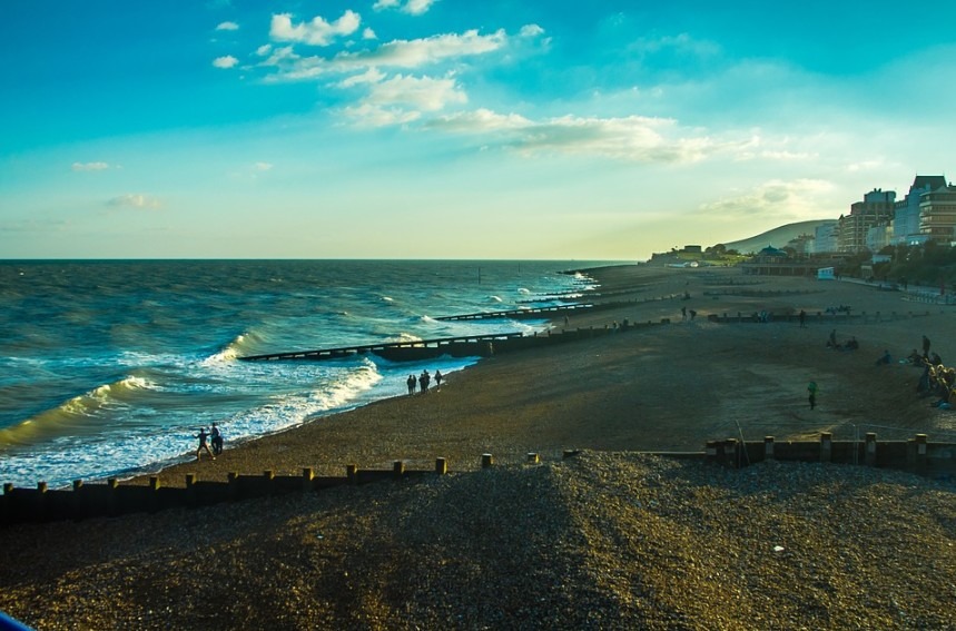 Eastbourne Beach in Sussex
