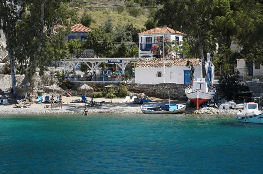 Hydra Island in Greece