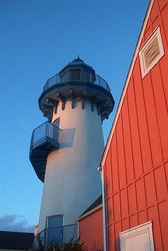 Image of a lighthouse at the fisherman Village.