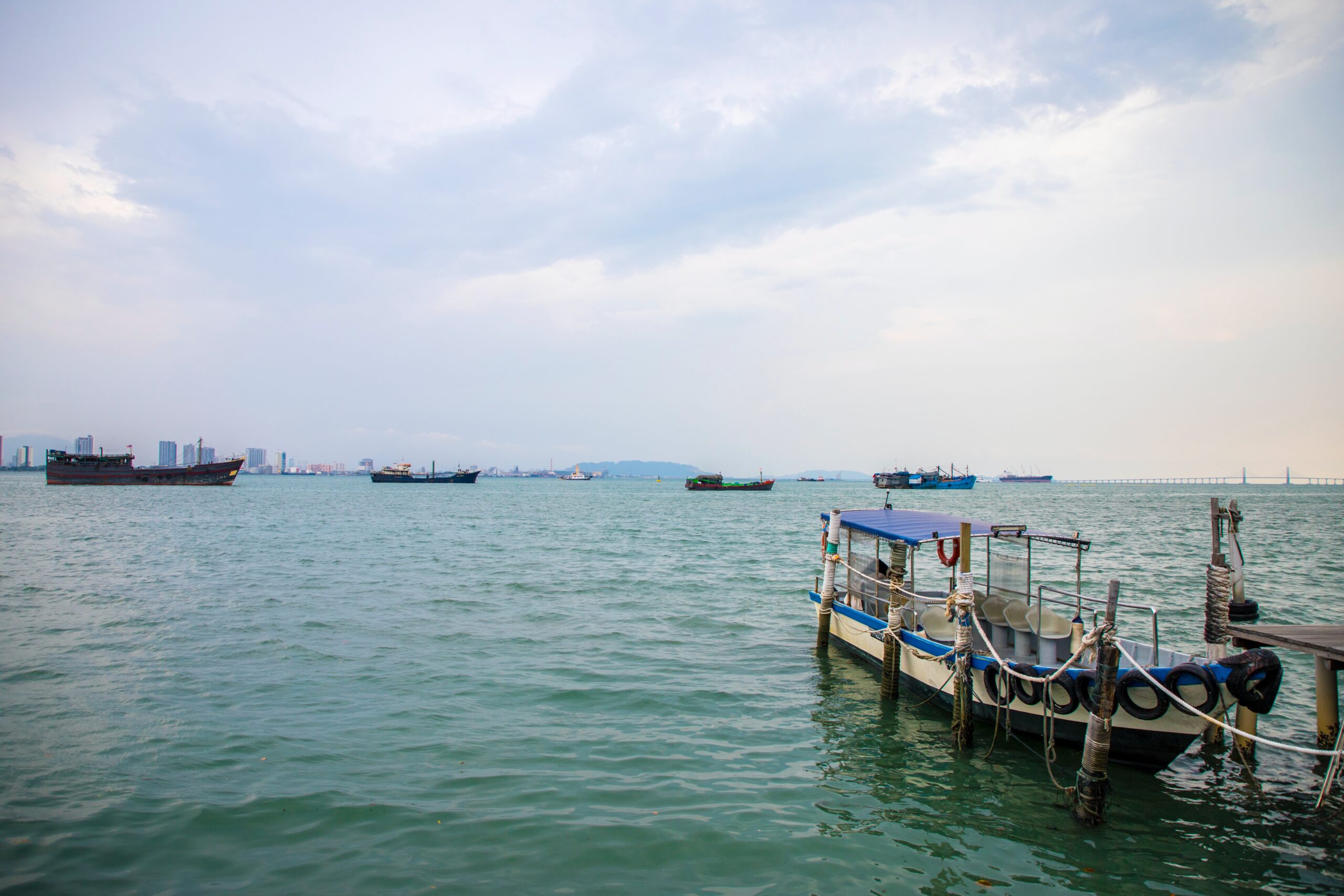 Boats at Penang Island
